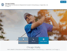 Tablet Screenshot of chicagovitality.com